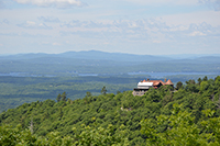 Moultonborough, NH - Castle in The Clouds with Lake